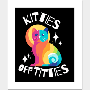 Kitties off Titties Colorful Posters and Art